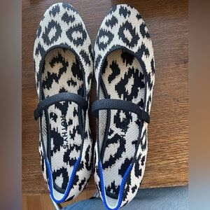 Rothy’s square Mary Jane- in a discontinued print.